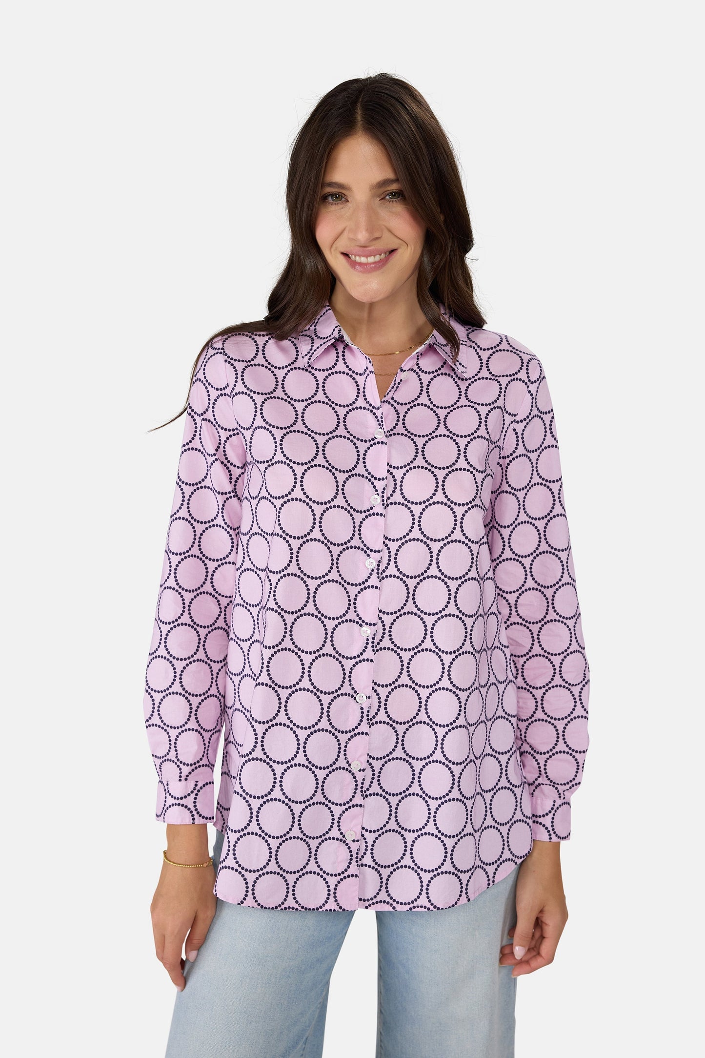 Bluse "OceanL" aus Baumwolle