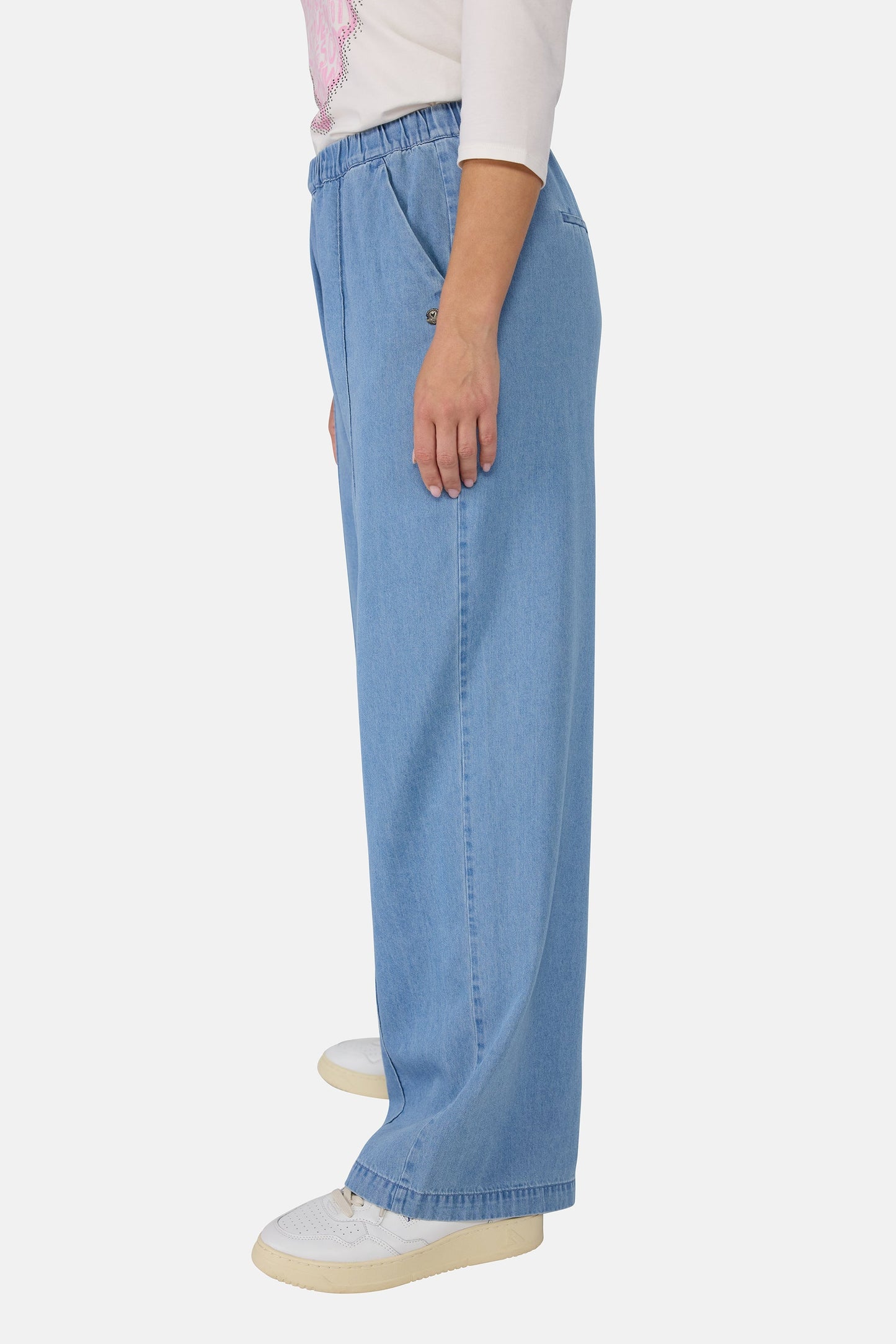 Bundfaltenhose "LS-051" aus Lyocellmix