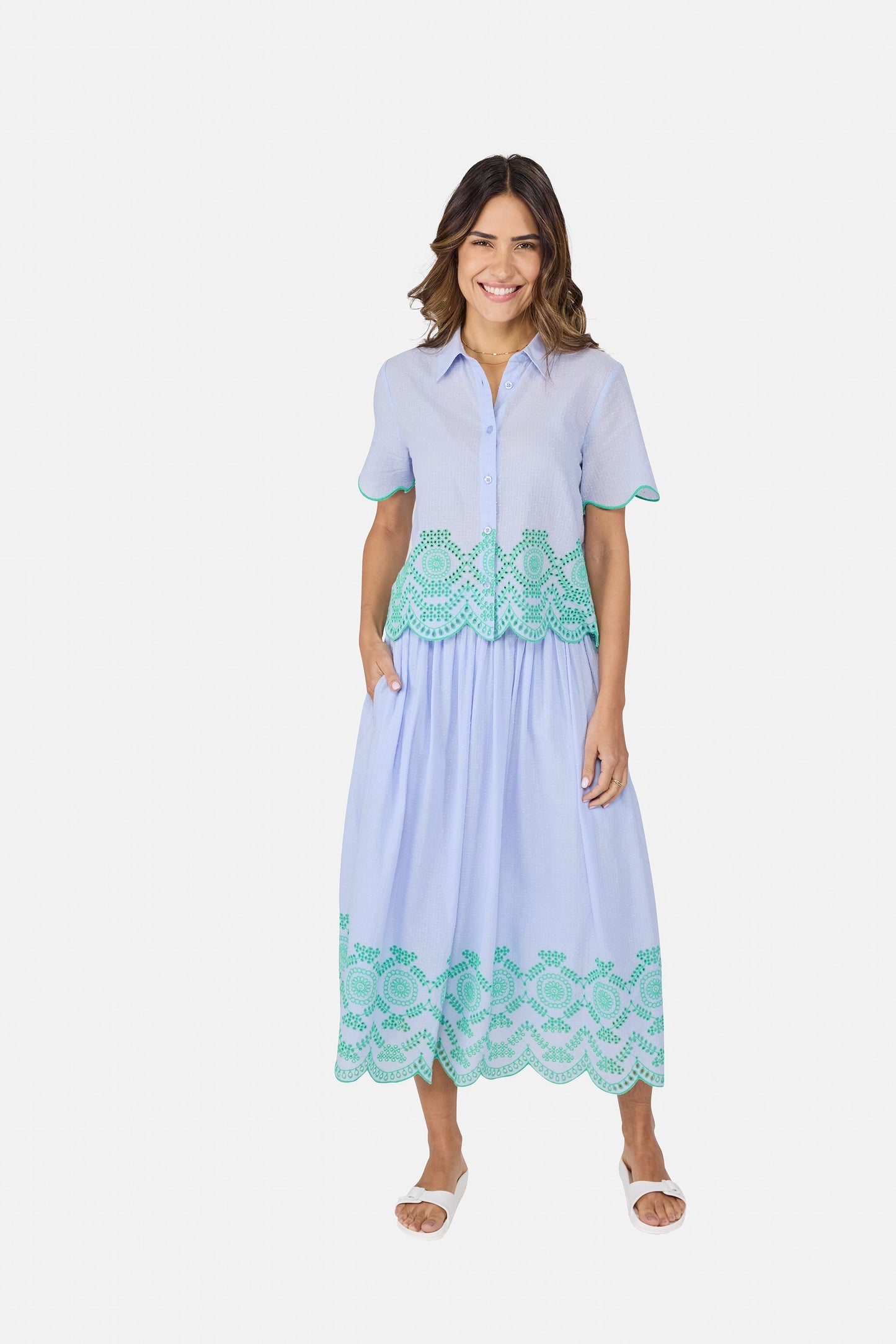 Bluse "RunaL" aus Baumwolle