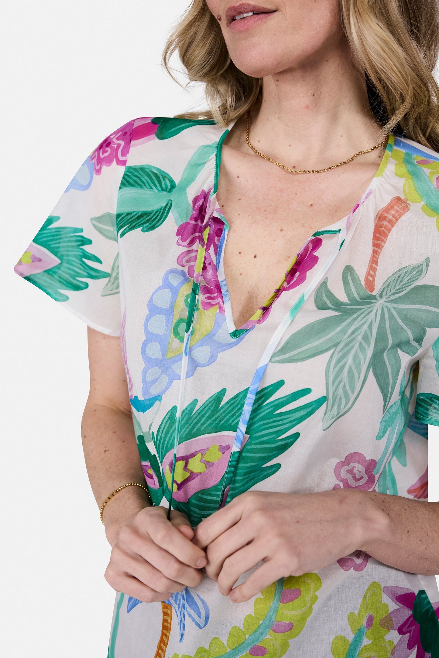Bluse "MarcellinaL" aus Baumwolle