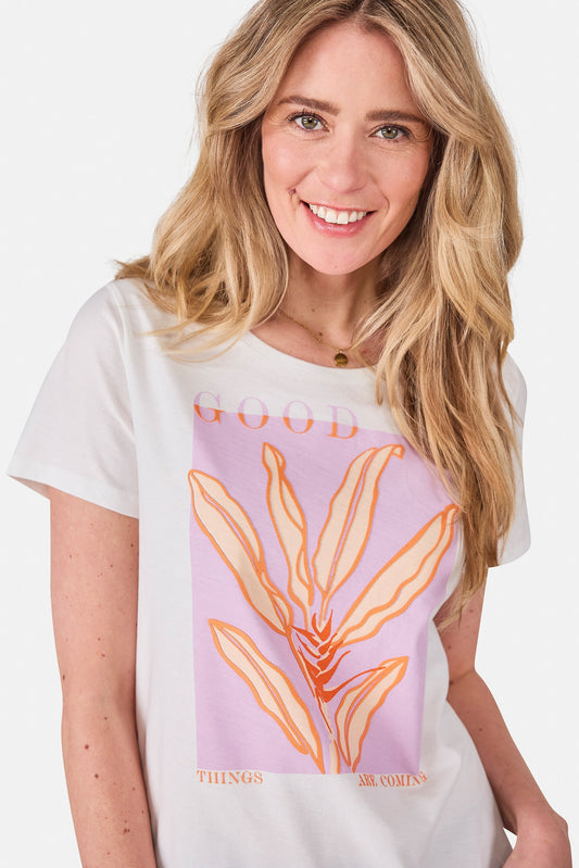 T-Shirt "DaliahL" aus Baumwolle