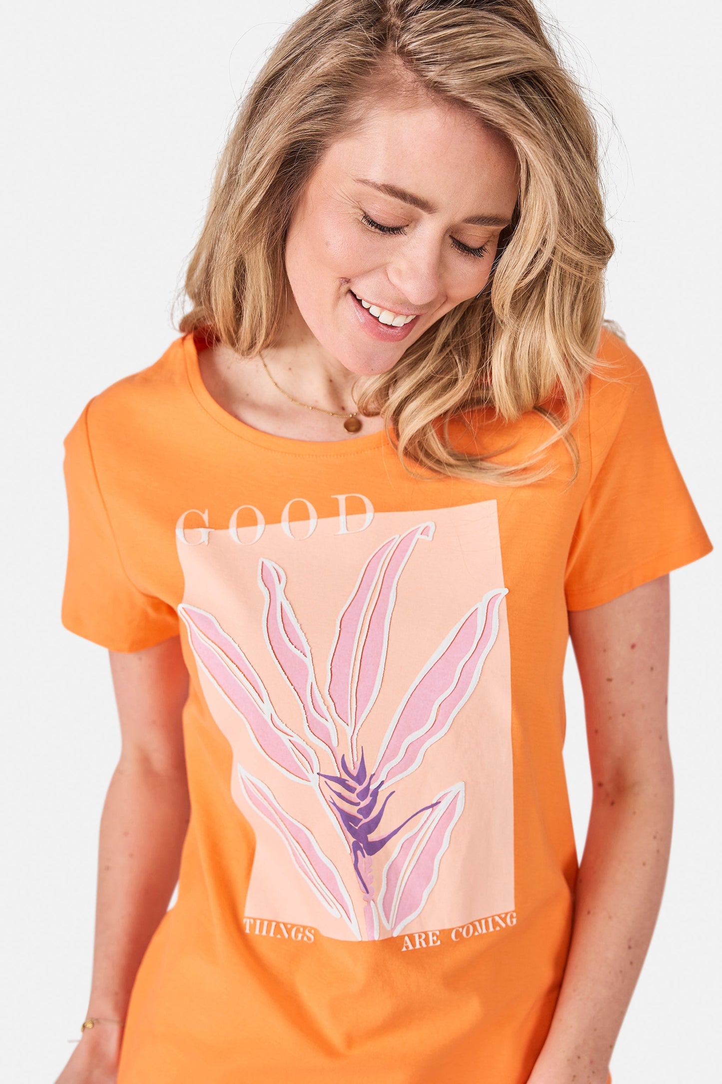 T-Shirt "DaliahL" aus Baumwolle