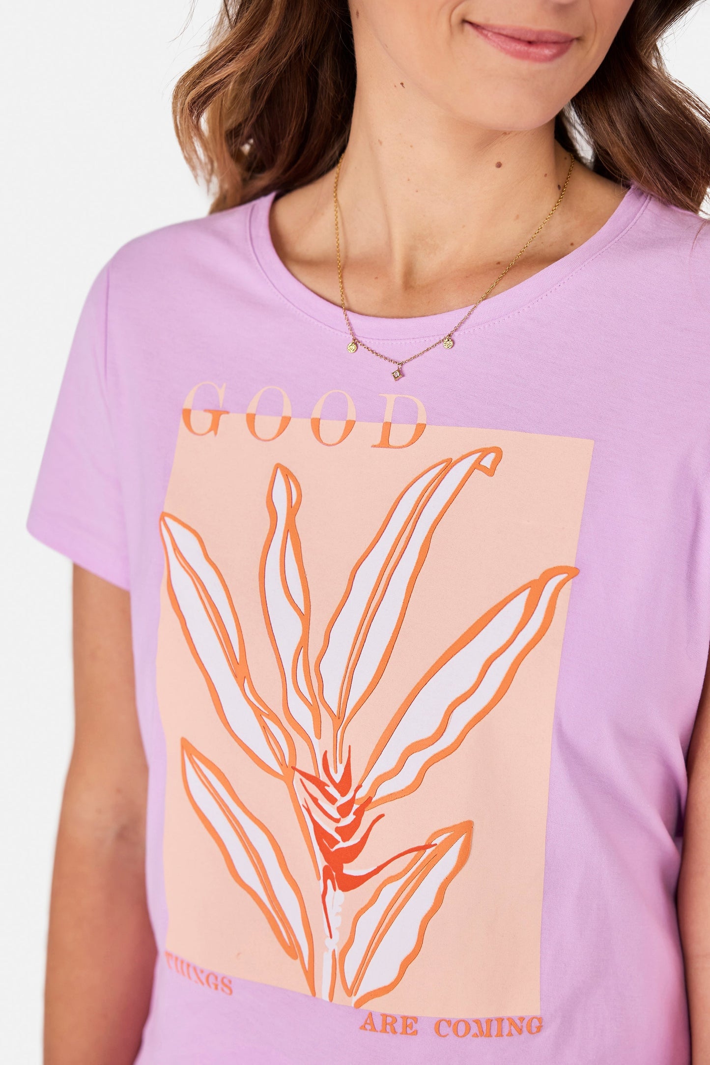T-Shirt "DaliahL" aus Baumwolle