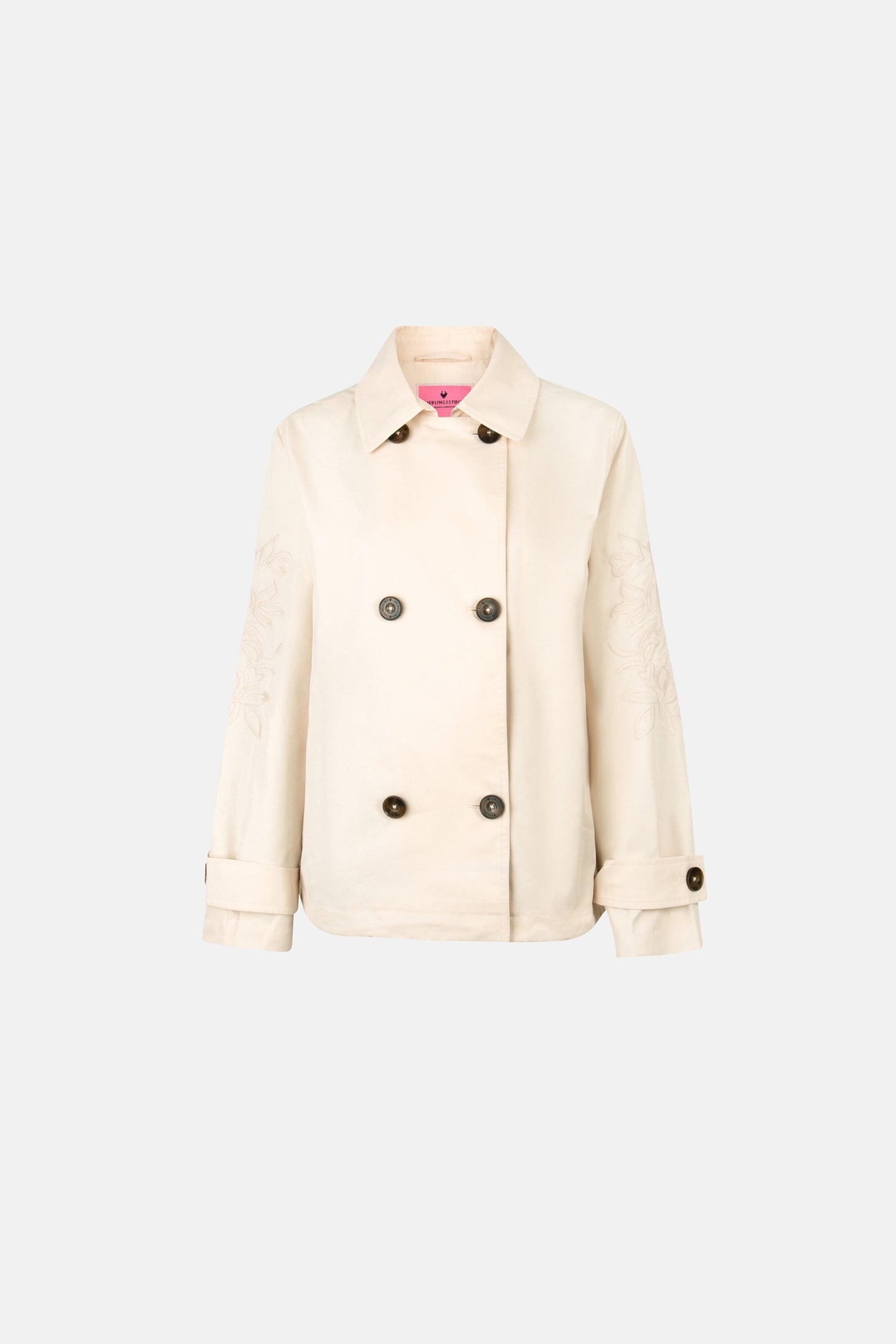 Trenchcoat "IniaL" aus Baumwollmix