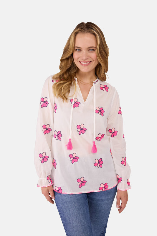 Bluse "RianaL" aus Baumwolle