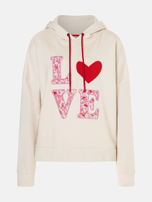 Hoodie "LivL" aus Baumwolle
